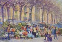 RAMON CAPMANY (1899-1992). "LAS RAMBLAS", 1969.