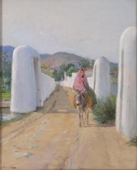 LAUREÀ BARRAU BUÑOL (1864-1957) "CARRER MORESC", ca. 1912.