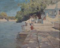 JOHN GLEICH (1879-c.1927). "BENARÉS".