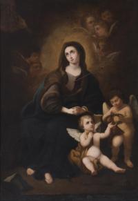 ESCUELA ESPAÑOLA, SIGLO XVIII. "DOLOROSA".