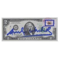 ATRIBUIDO A ANDREW WARHOL (1928-1987). BILLETE AMERICANO DE