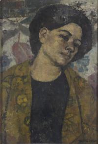 JOSEP MARIA MALLOL SUAZO (1910-1986). "RETRATO MUJER".