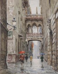 JUAN CLAVERO (1927). "CARRER BISBE".