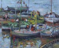 PERE ARRIBAS PEREZ (1924-1996) "BARCAS".