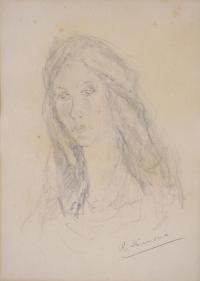 RAFAEL LLIMONA BENET (1896-1957). "RETRATO FEMENINO".