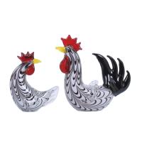 PAREJA DE GALLO Y GALLINA, SIGLO XX.