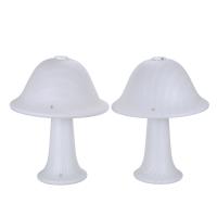 PEILL & PUTZLER. PAREJA DE MUSHROOM LAMPS, 1970 - 1980.