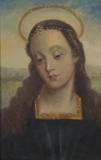 ESCUELA, PROBABLEMENTE ITALIANA, SIGLO XX. "VIRGEN".