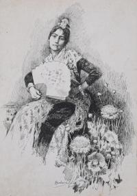 RAFAEL LATORRE VIEDMA (1872-1960). "GITANA".