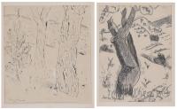 JAUME MERCADER MIRET (1914-2009). Pareja de paisajes.