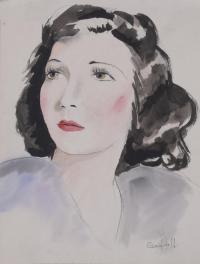ANTONI CANADELL MORAGAS (1898-1938). "RETRATO FEMENINO".