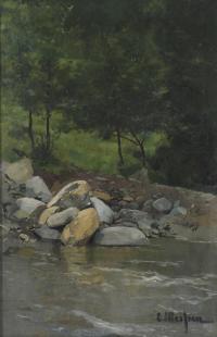 ELISEU MEIFRÉN ROIG (1859-1940). "PAISAJE".