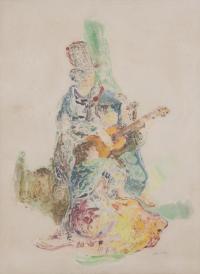 PERE CREIXAMS PICO (1893-1965). "GUITARRISTA".