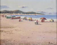 ANTONI SADURNÍ (1927-2014). "PLAYA LARGA", Llança.