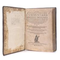 RERUM AUGUST ANARUM VINDELICARIUM COMMENTARII, NOMINIS ET P