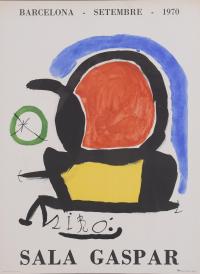 JOAN MIRÓ (1893-1983). CARTEL PARA LA EXPOSICIÓN DE LA SAL