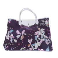 LONGCHAMP. BOLSO MODELO "FLORAL PRINT CANCAS SMALL".