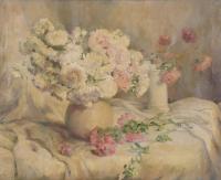 ESCUELA ESPAÑOLA, SIGLO XX. "FLORES".