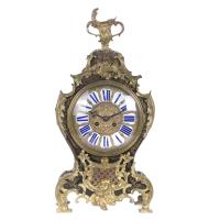 Reloj de sobremesa Boulle Napoleón III, circa 1870.