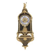 Reloj pendule en cartel Boulle Napoleón III, circa 1860.