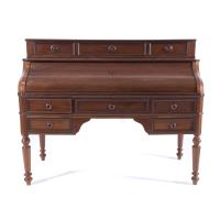 Bureau en persiana Eduardiano, primera mitad siglo XX.