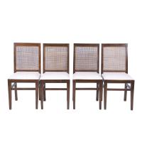 ROCHE BOBOIS. Conjunto de cuatro sillas, pps. siglo XXI.