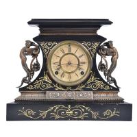 ANSONIA CLOCK COMPANY. Reloj sobrmesa, pps. siglo XX.