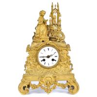 Reloj de sobremesa Napoleón III, siglo XIX.