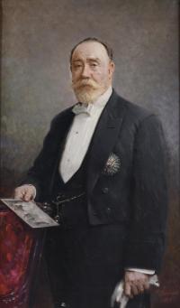 MODESTO TEIXIDOR Y TORRES (1854-1927). "Retrato caballero