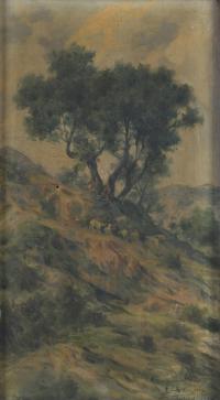 EMILIO SANCHIS (XIX-XX). "Paisaje".