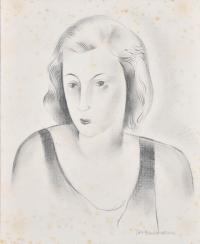 JOAQUIN SERRA QUINTANA (1927-2003). "Retrato femenino".