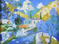 CASIMIR MARTÍNEZ TARRASSÓ (1898-1980). "Camino de Soller".