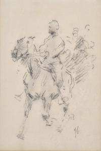 JOSEP CUSACHS I CUSACHS (1851-1908). "Apunte del natural, h