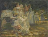 ESCUELA CATALANA, PPS SIGLO XX. "Escena familiar".
