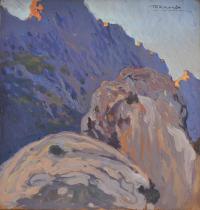 JOAQUIM TERRUELLA MATILLA (1891-1957). "Montañas".