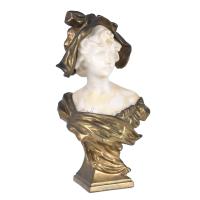 ESCUELA FRANCESA, PPS. SIGLO XX. Busto "Joven".