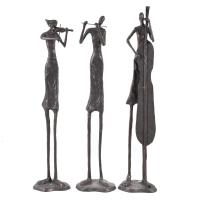 SIGUIENDO MODELOS DE GIACOMETTI. "Trío de músicos".
