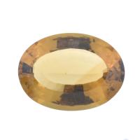 Gran citrino sin montar talla oval de 103 ct.