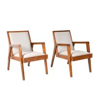 BALADIA & VALKLEIN. Pareja de sillones, segunda mitad siglo