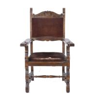Sillón frailero Alfonsino, segunda mitad siglo XIX.