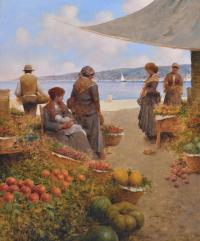 ROSARIO PALUMBO, GOLIA (1959). "Mercado en la playa".
