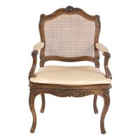 Sillón provenzal francés, circa 1750.