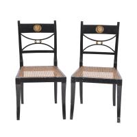 Pareja de sillas Regency, siglo XIX.