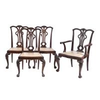 SIGUIENDO MODELOS DE THOMAS CHIPPENDALE (1718 - 1779). Conj