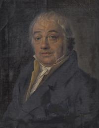 ESCUELA ESPAÑOLA, SIGLO XIX. "Retrato caballero".