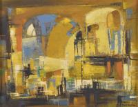 EDMUND E. NIEMANN (1909-2005). "Golden morning".