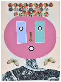 JOAN JOSEP THARRATS VIDAL (1918-2001) Collage para felicita
