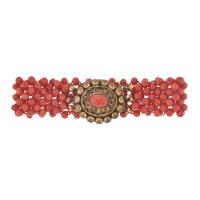 Pulsera de principios del s. XX con cuentas de coral rojo.