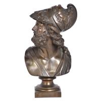 ESCUELA FRANCESA, SIGLO XIX. “Busto de Áyax”, Grand Tour,