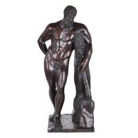 ESCUELA ITALIANA, SIGLO XIX. “Hércules de Farnesio”, Grand